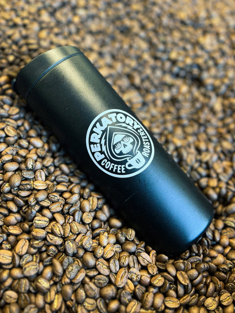 Perkatory Logo Travel Mug