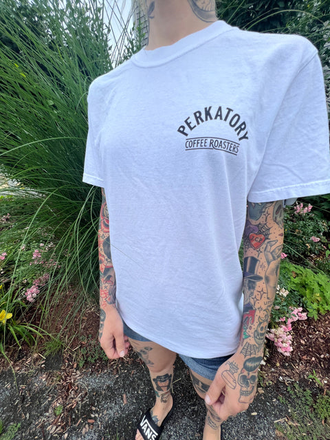 White Shop Tee