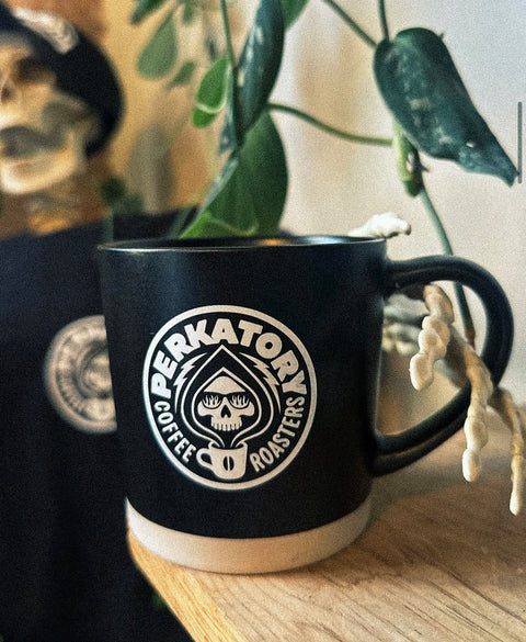 Perkatory Logo Ceramic Mug